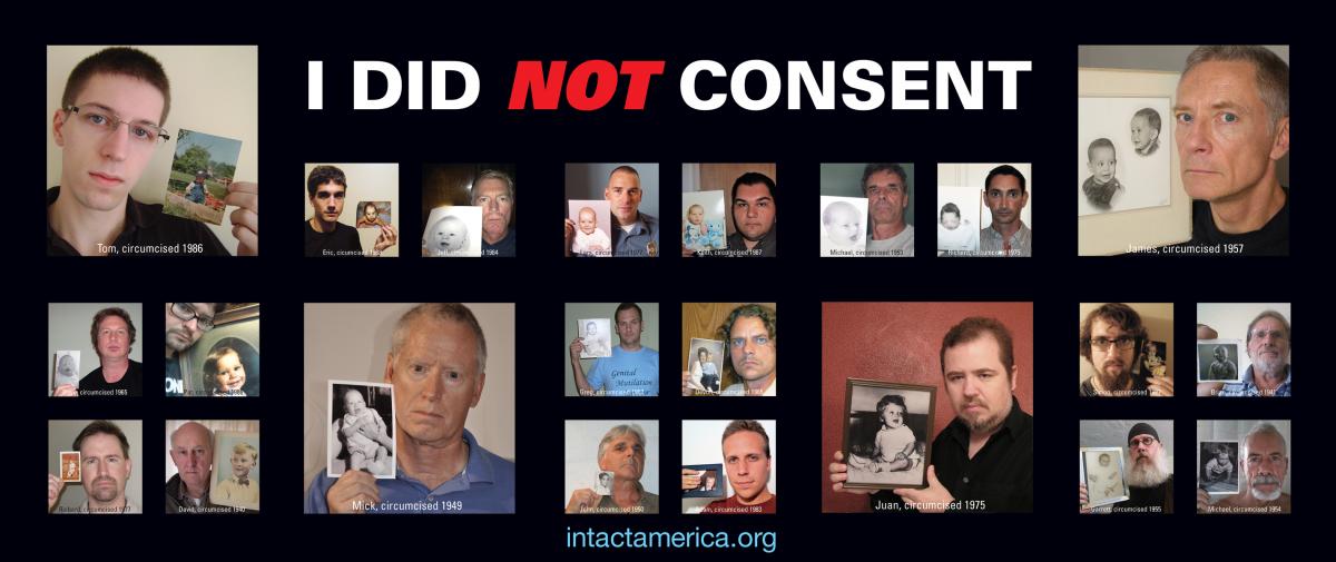 Intact America: I did NOT consent to circumcision campaign